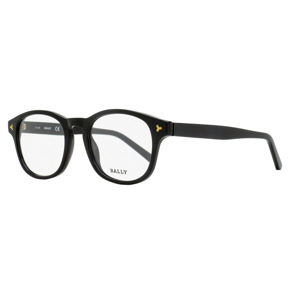 Bally Rectangular Eyeglasses BY5019 001 Black 50mm